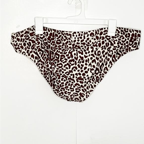 NWT J.Crew Full Coverage Bikini Bottom In Leopard Print - Picture 9 of 11